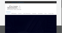 Desktop Screenshot of gmhuissiers.com